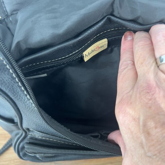 Multi -Sak Major Backpack - Black  Convertible Shoulder or Tote main image 7